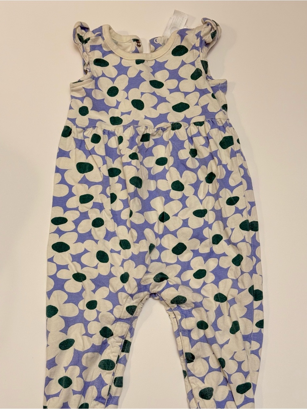 Hanna Andersson Floral Baby Romper